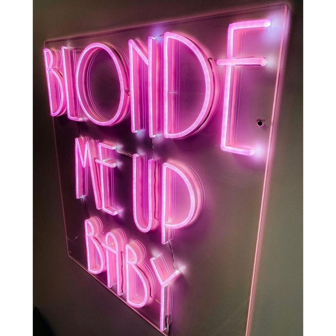 Blonde Me Up Baby Led Sign Business Neon Sign - Shineneon
