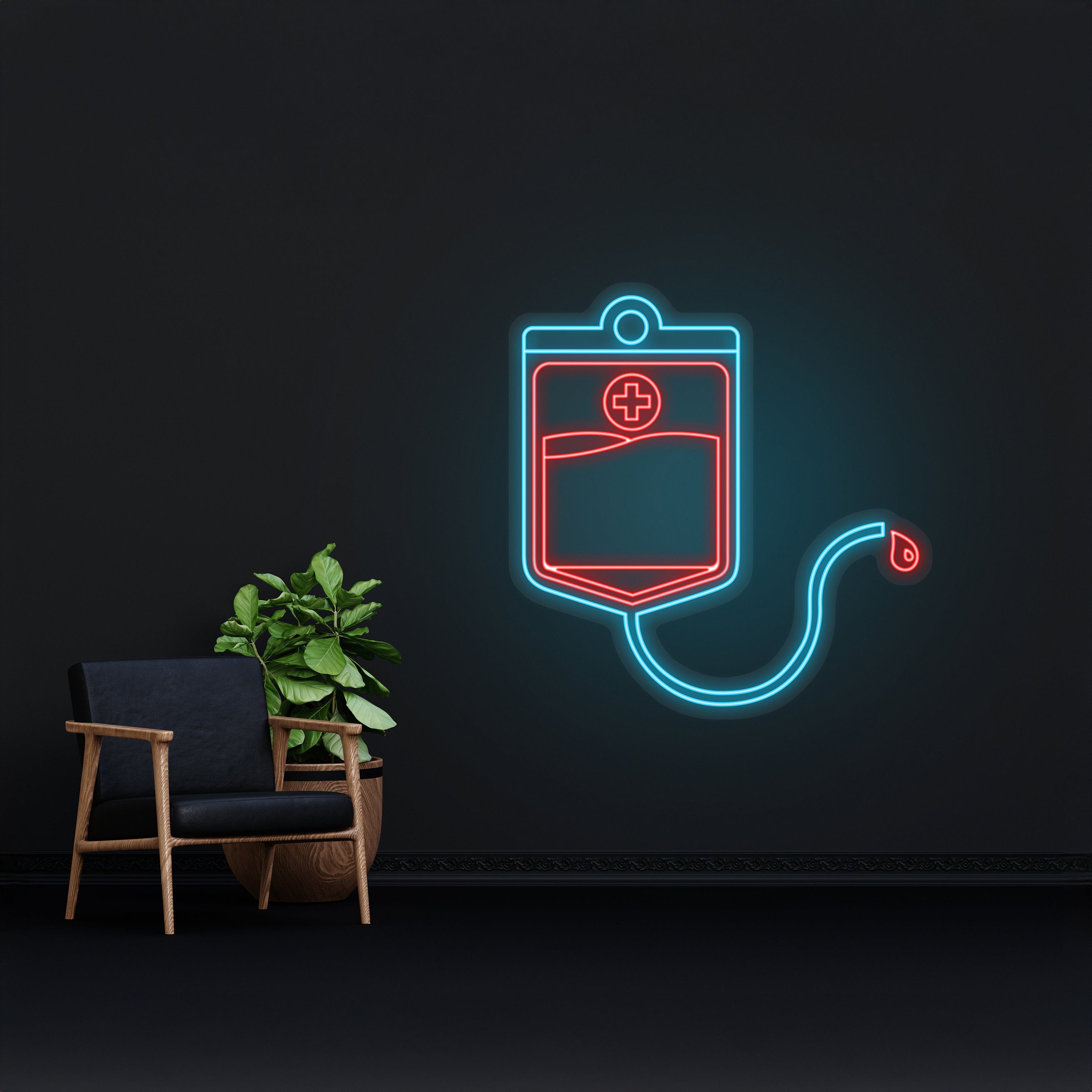 Blood Bag Neon Sign | Shineneon