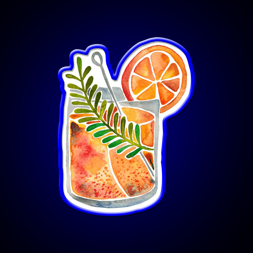 Blood Orange Tequila Sunrise Party Drink Tequila Led Neon Sign Rgb Color - Shineneon