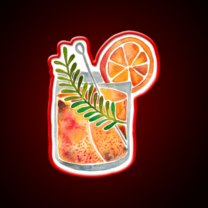 Blood Orange Tequila Sunrise Party Drink Tequila Led Neon Sign Rgb Color - Shineneon