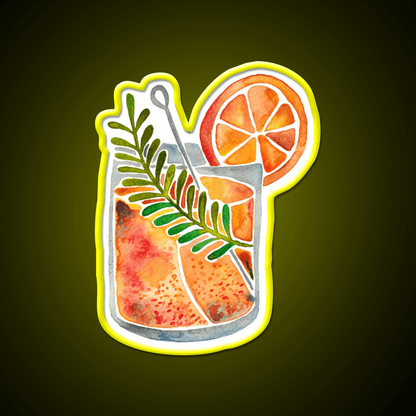 Blood Orange Tequila Sunrise Party Drink Tequila Led Neon Sign Rgb Color - Shineneon