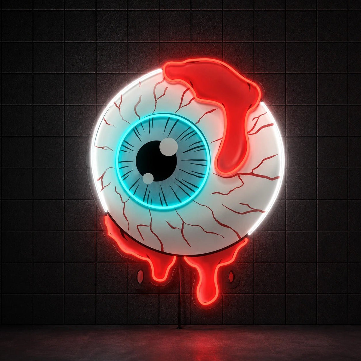 Bloody Eyeball LED Neon Sign - Shineneon