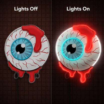 Bloody Eyeball LED Neon Sign - Shineneon