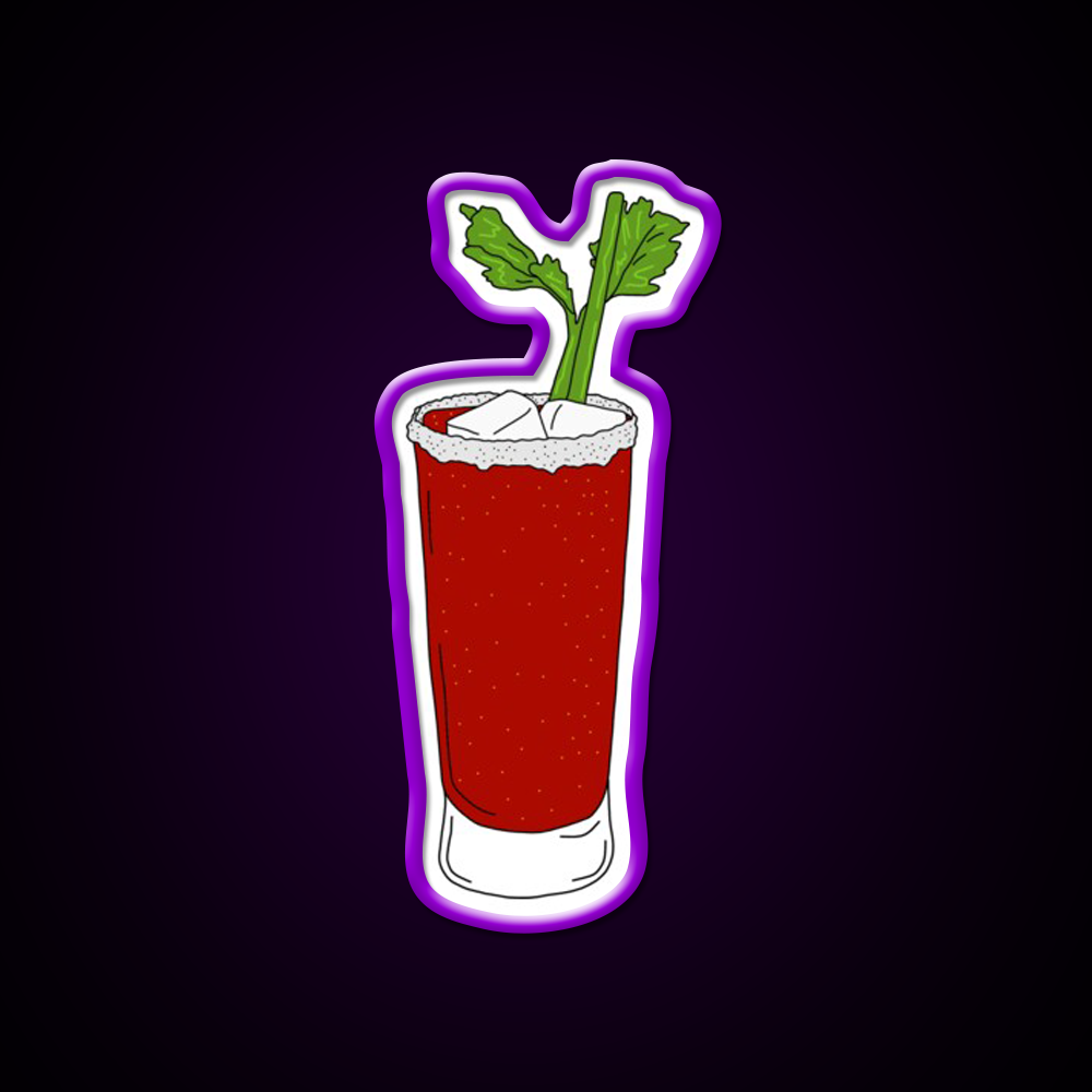 Bloody Mary Cocktail Bar Decor Led Neon Sign Rgb Color - LED neon sign view 9