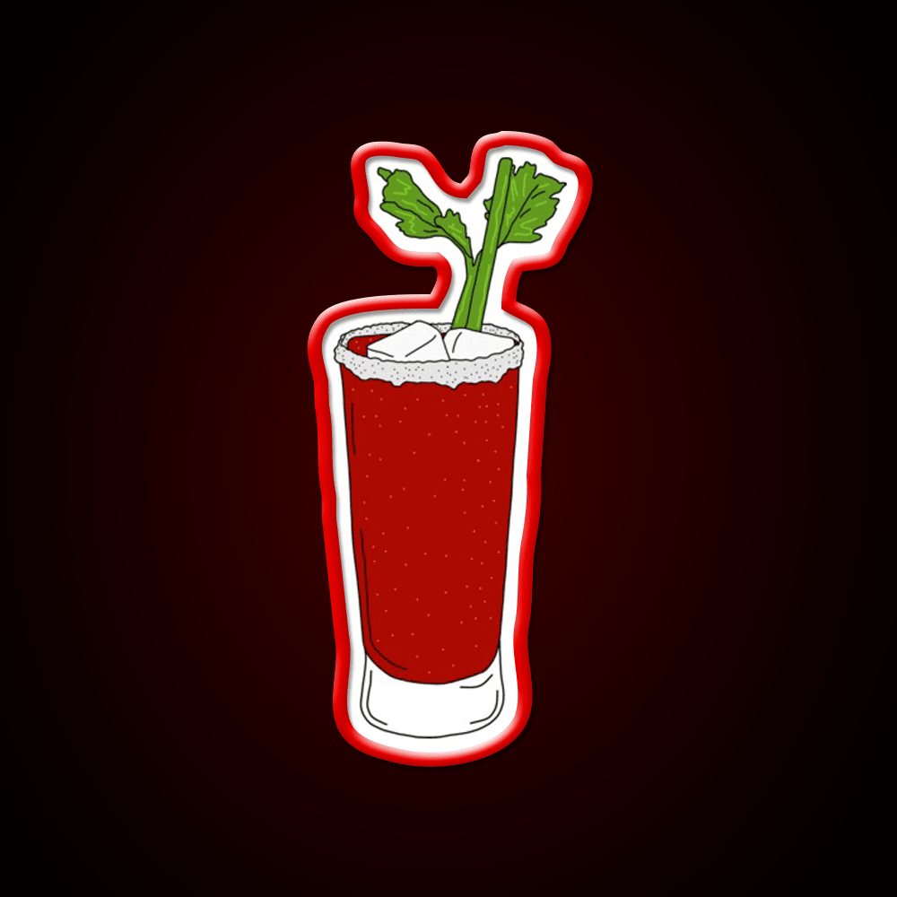 Bloody Mary Cocktail Bar Decor Led Neon Sign Rgb Color - Shineneon