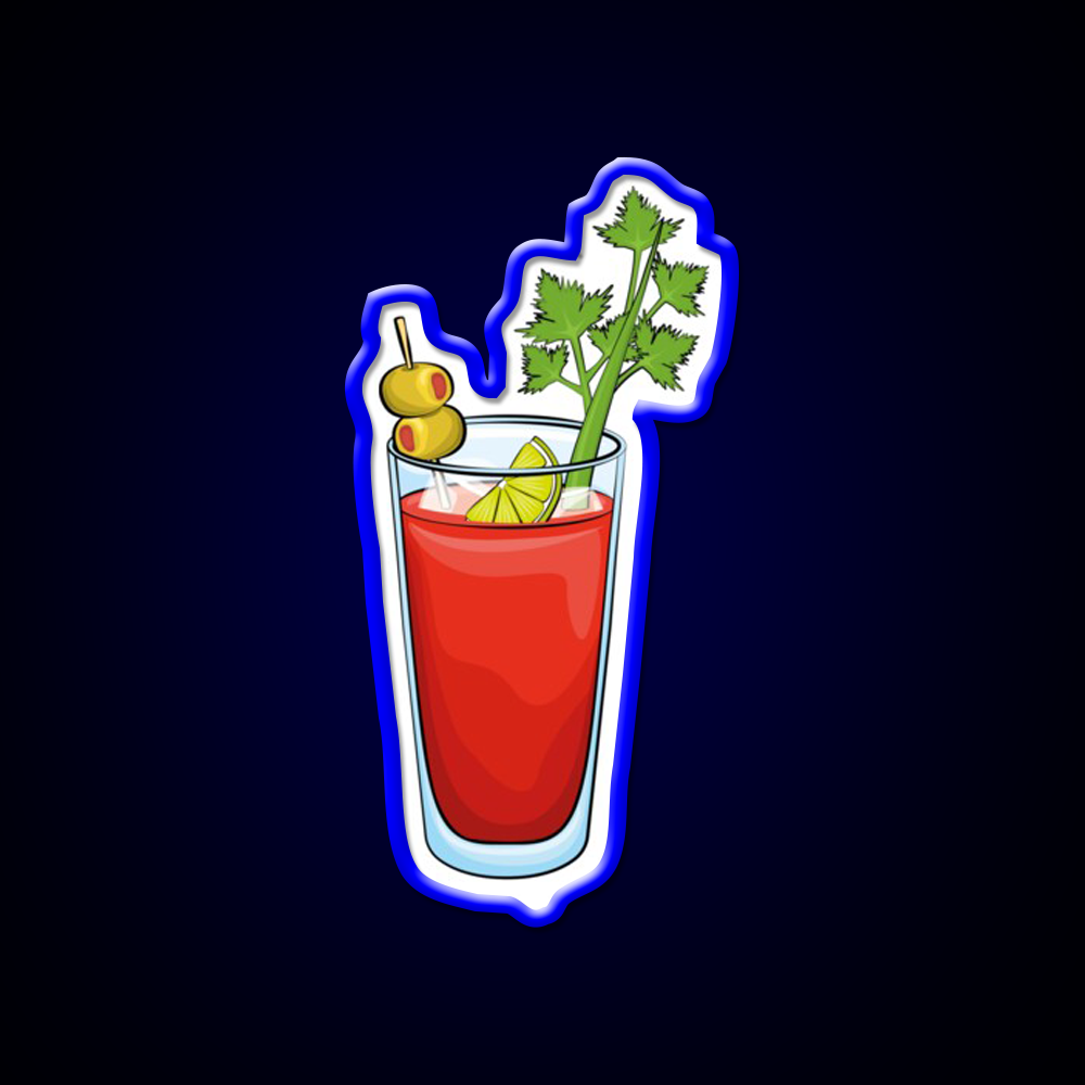 Bloody Mary For Cocktail Mary Lover Cocktail Bar Decor Led Neon Sign Rgb Color - LED neon sign view 5