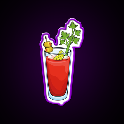 Bloody Mary For Cocktail Mary Lover Cocktail Bar Decor Led Neon Sign Rgb Color - LED neon sign view 9