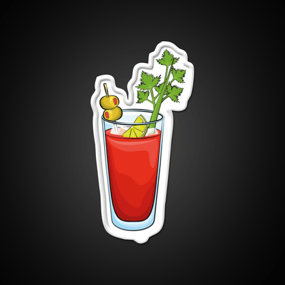 Bloody Mary For Cocktail Mary Lover Cocktail Bar Decor Led Neon Sign Rgb Color - Shineneon
