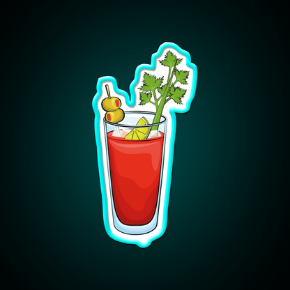 Bloody Mary For Cocktail Mary Lover Cocktail Bar Decor Led Neon Sign Rgb Color - Shineneon