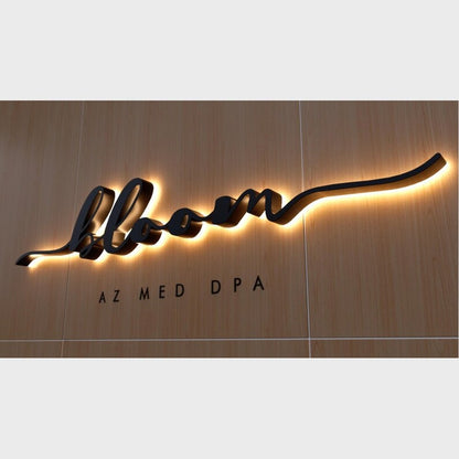 Bloom 3D Backlit Channel Letters Led Light Sign - Shineneon