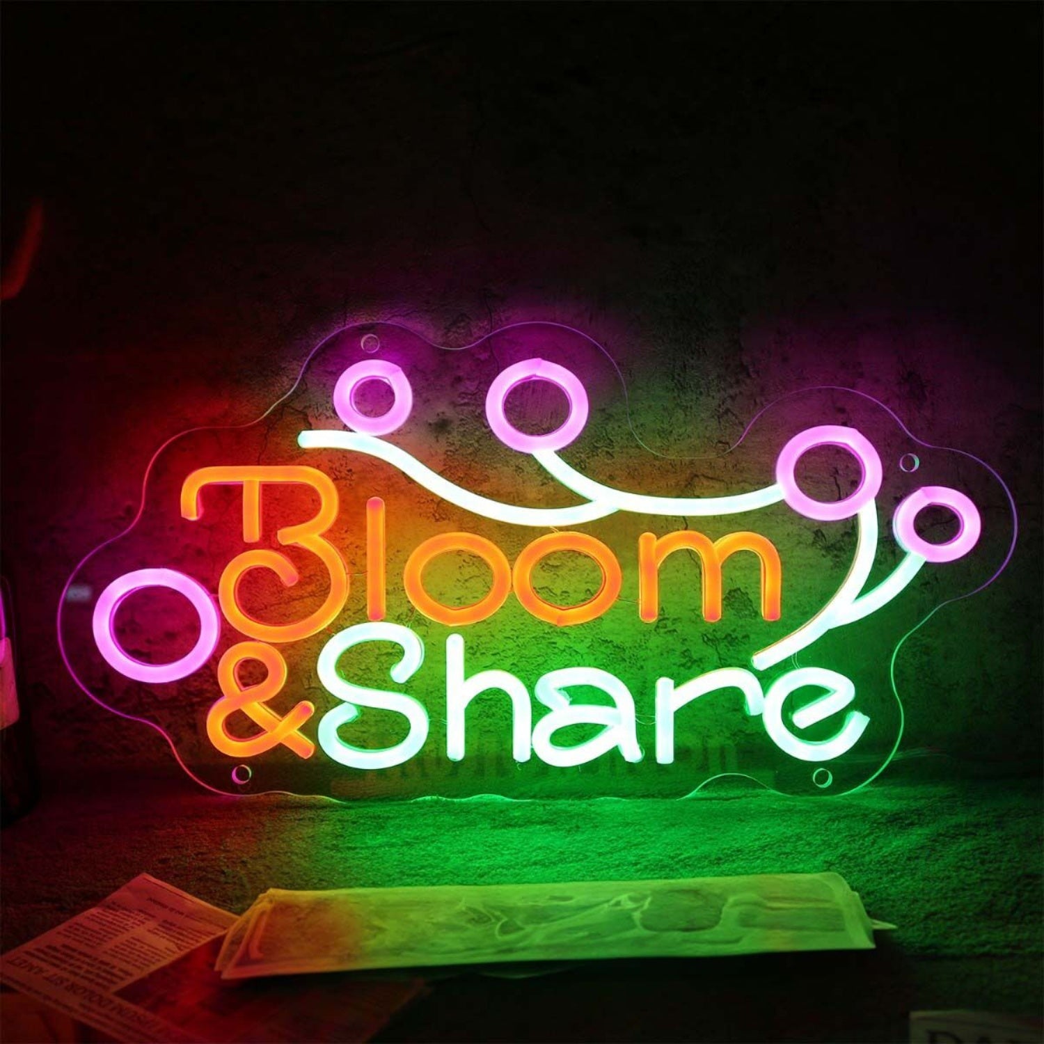 Bloom And Share Neon Sign | Shineneon
