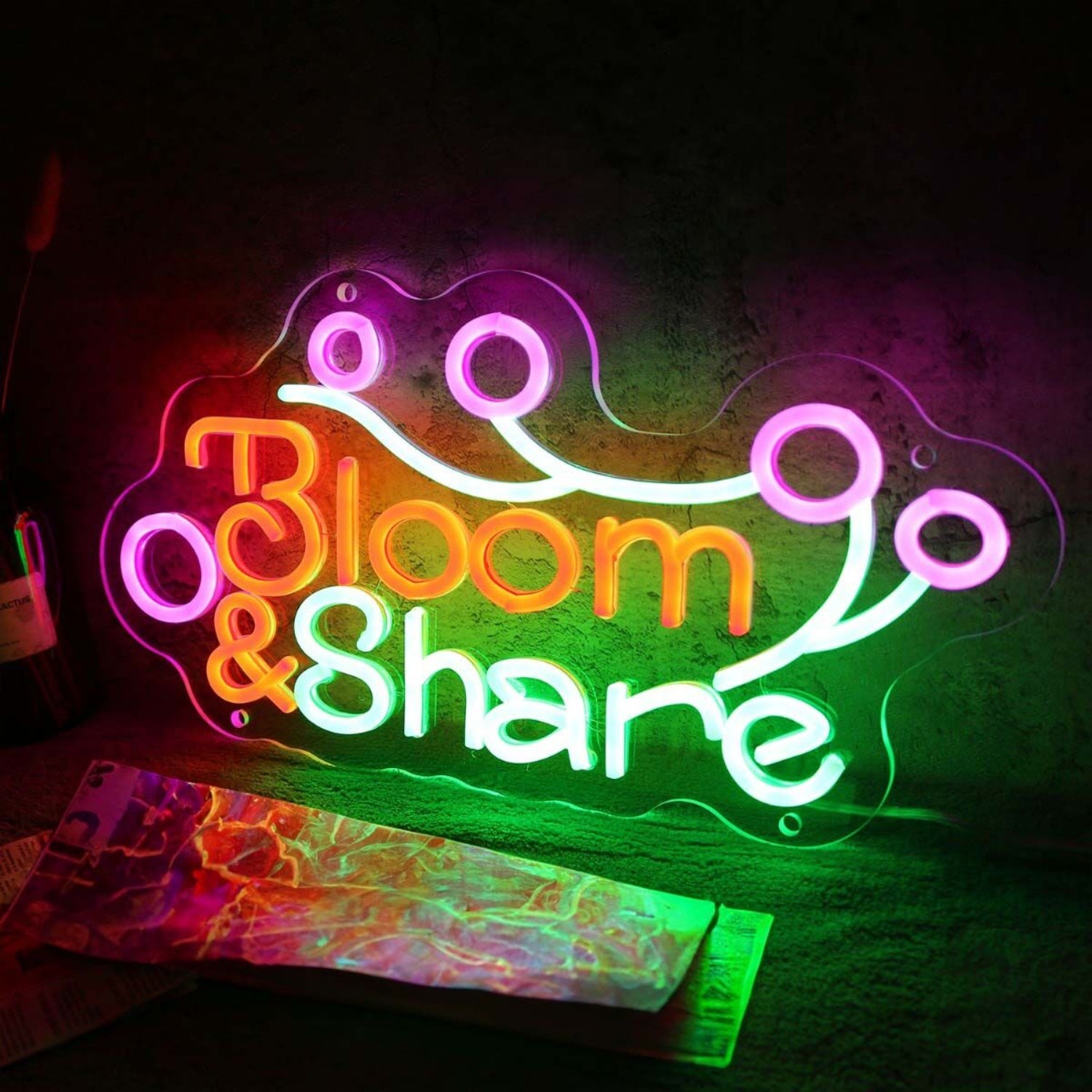 Bloom And Share Neon Sign | Shineneon