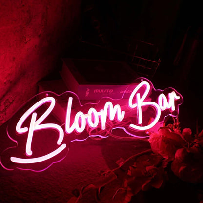 Bloom Bar Red Led Neon Sign - Shineneon