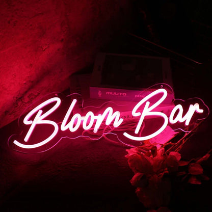 Bloom Bar Red Led Neon Sign - Shineneon