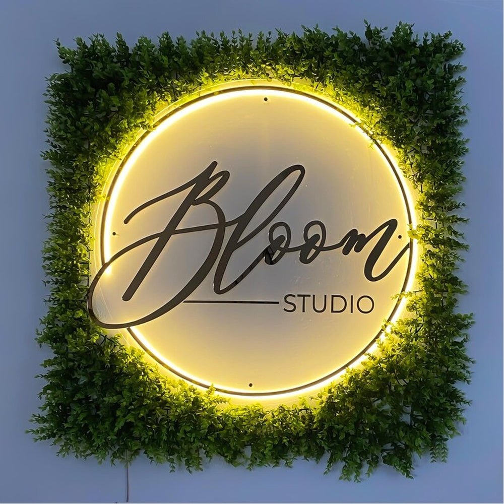 Bloom Studio Acrylic Business Logo Sign - Shineneon