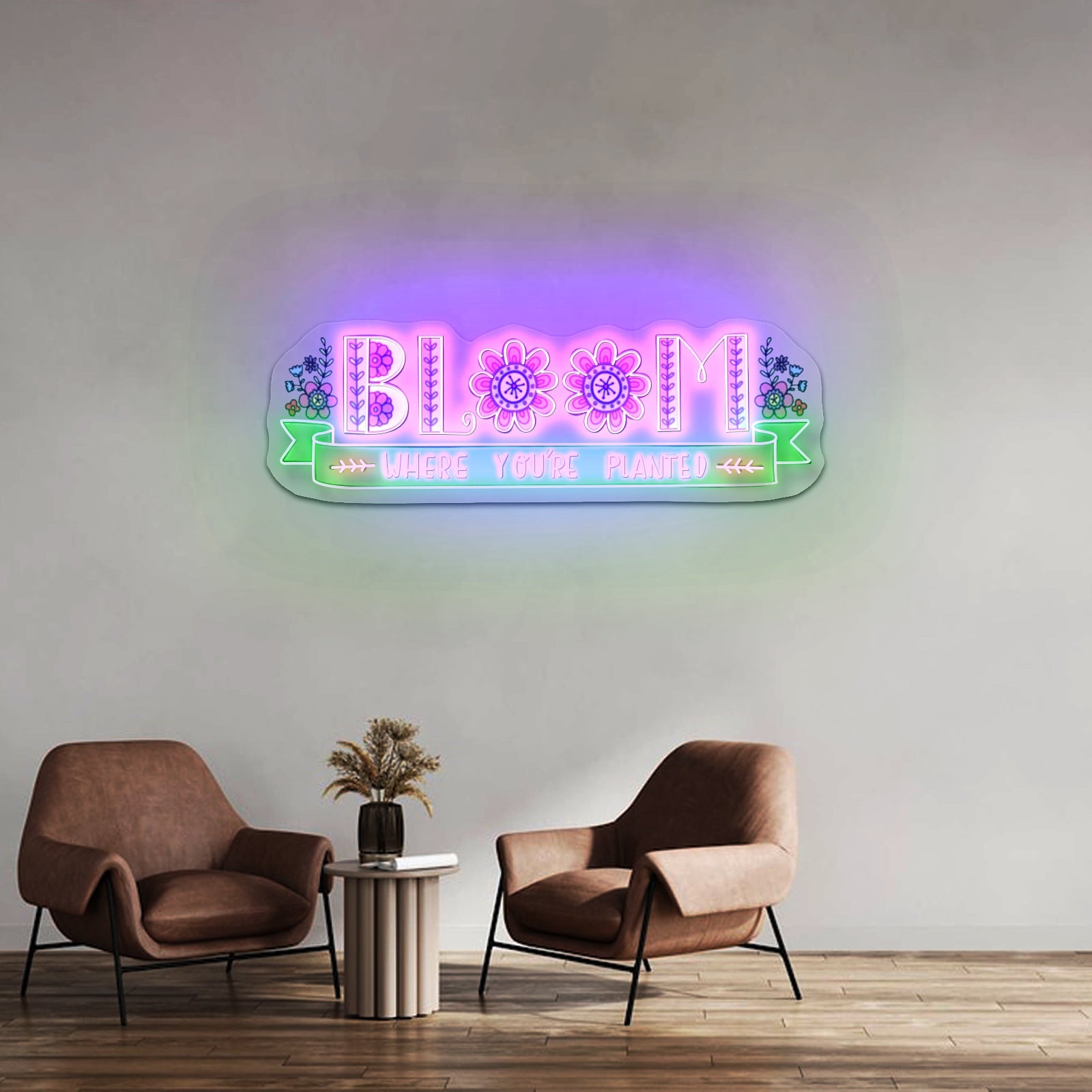 Bloom Where Youre Planted Neon Signs For Custom Led Neon Signs - Shineneon