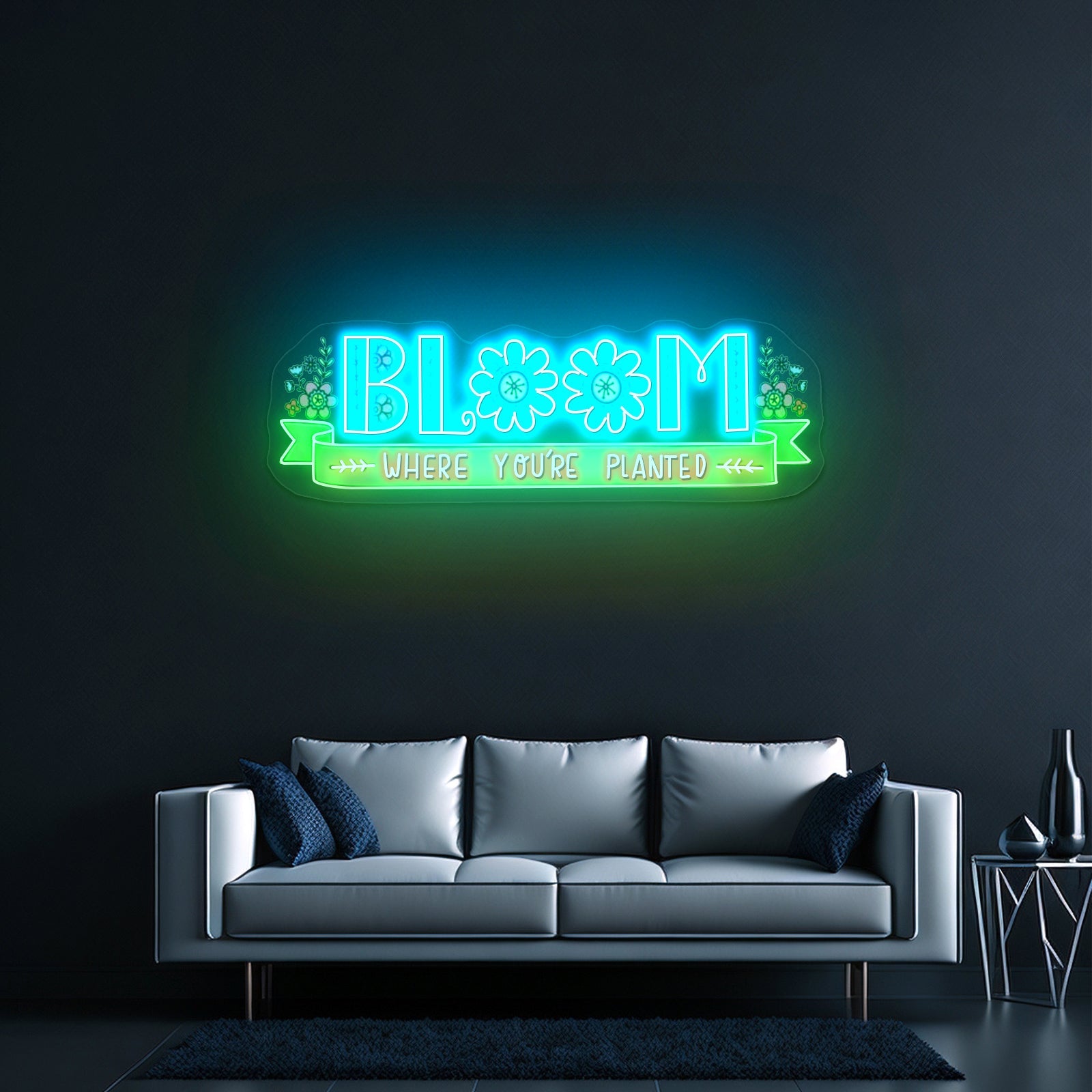 Bloom Where Youre Planted Neon Signs For Custom Led Neon Signs - Shineneon