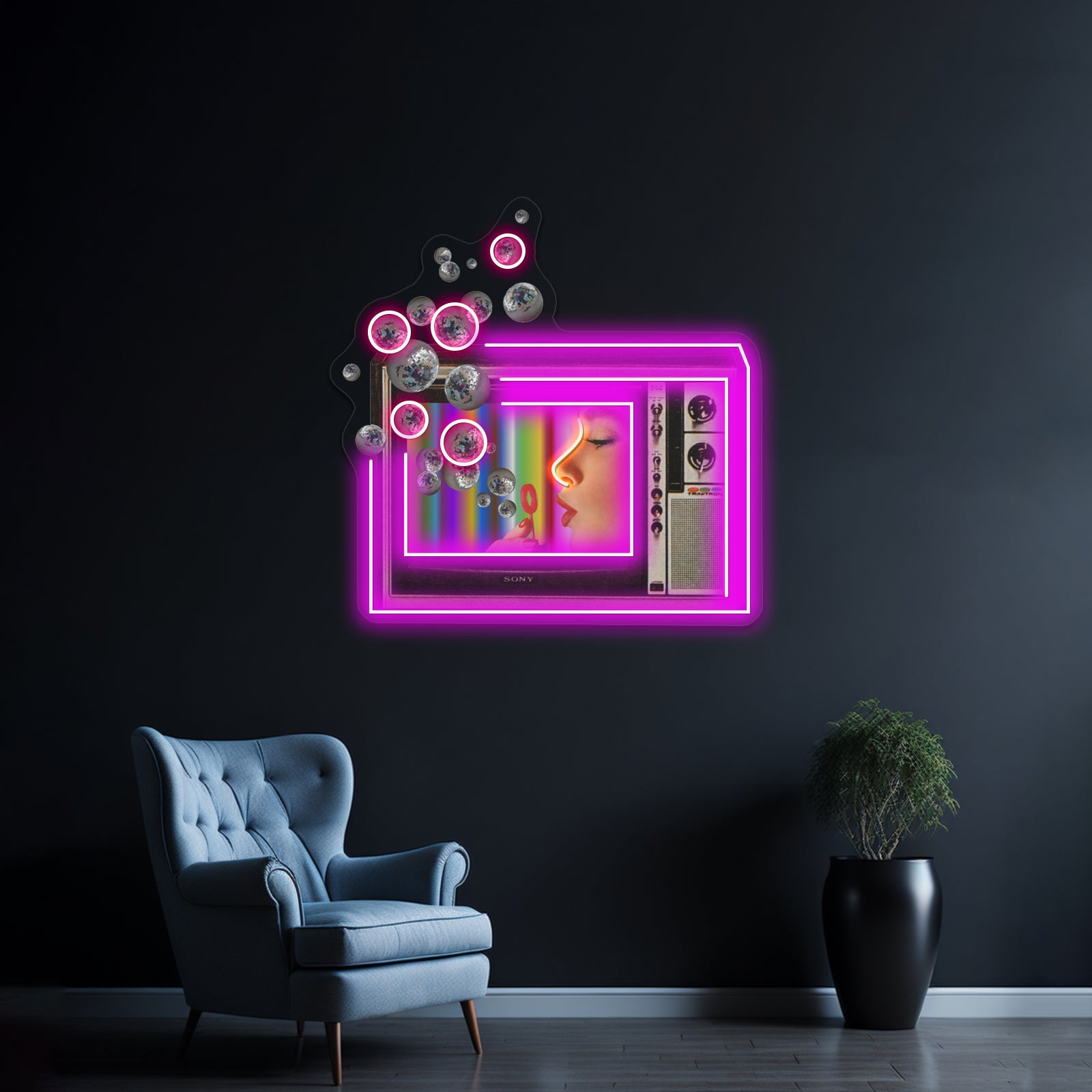 Blow Artwork Led Neon Sign