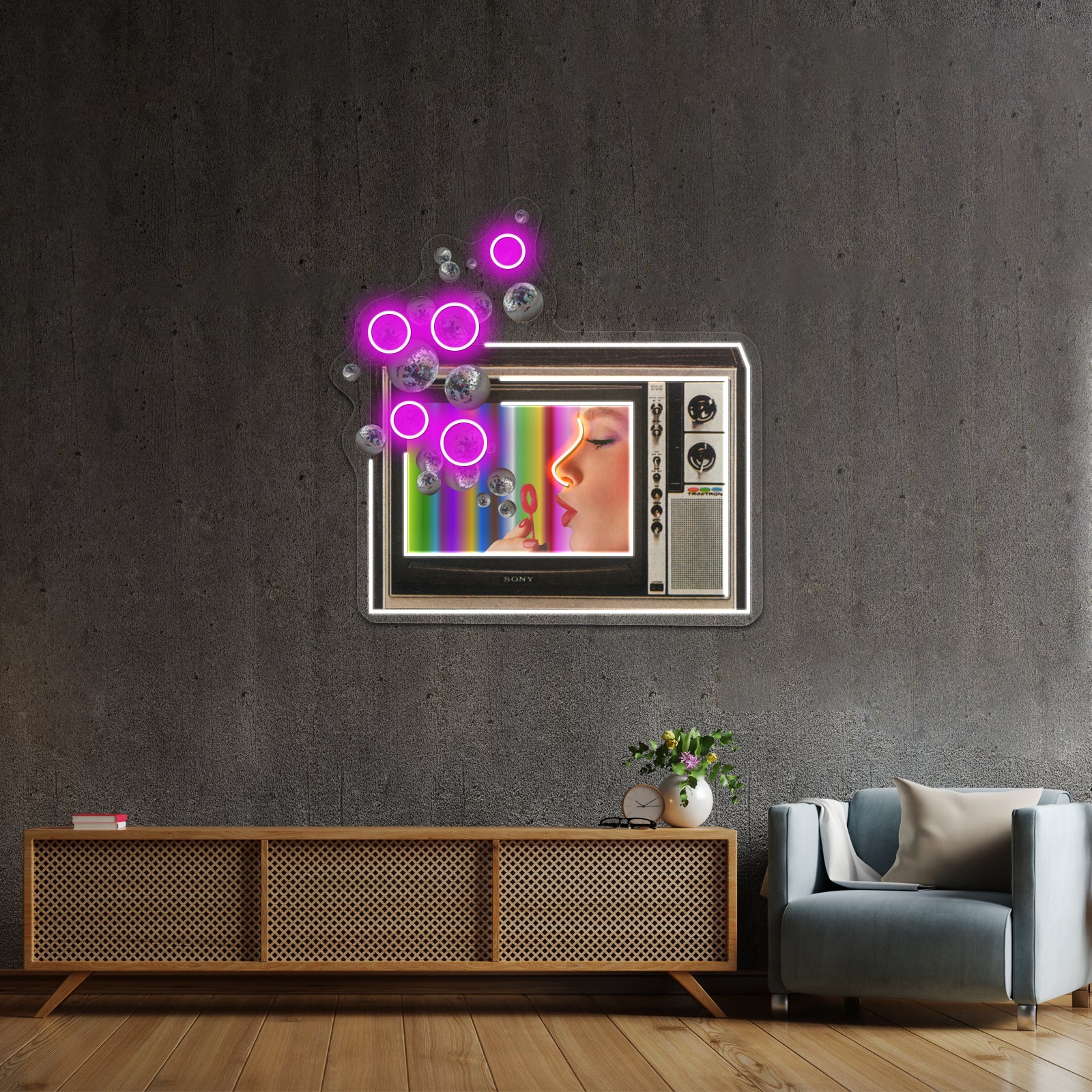 Blow Artwork Led Neon Sign