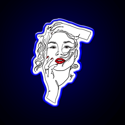 Blown Away Nail Salon Led Neon Sign Rgb Color - Shineneon