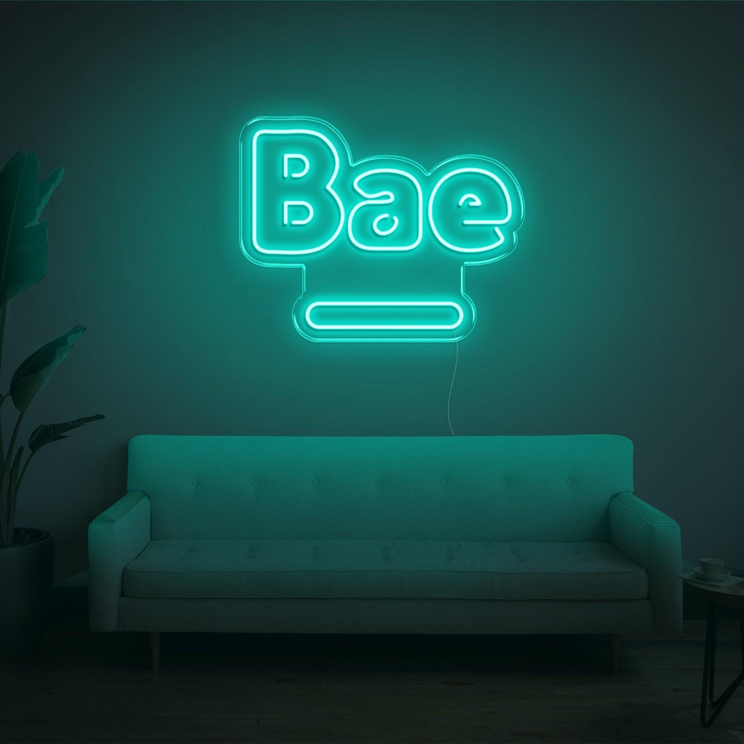 Blue Bae Led Neon Sign For Home Cafe Decor | Shineneon