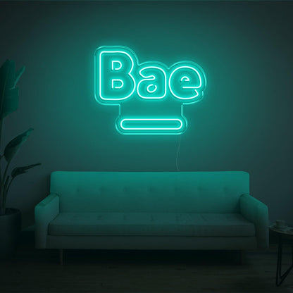 Blue Bae Led Neon Sign For Home Cafe Decor | Shineneon