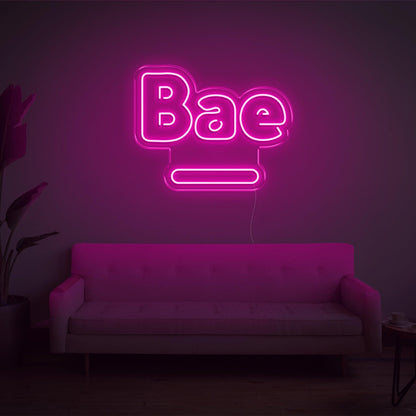 Blue Bae Led Neon Sign For Home Cafe Decor | Shineneon