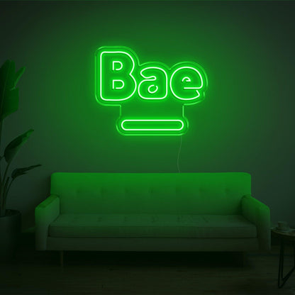 Blue Bae Led Neon Sign For Home Cafe Decor | Shineneon