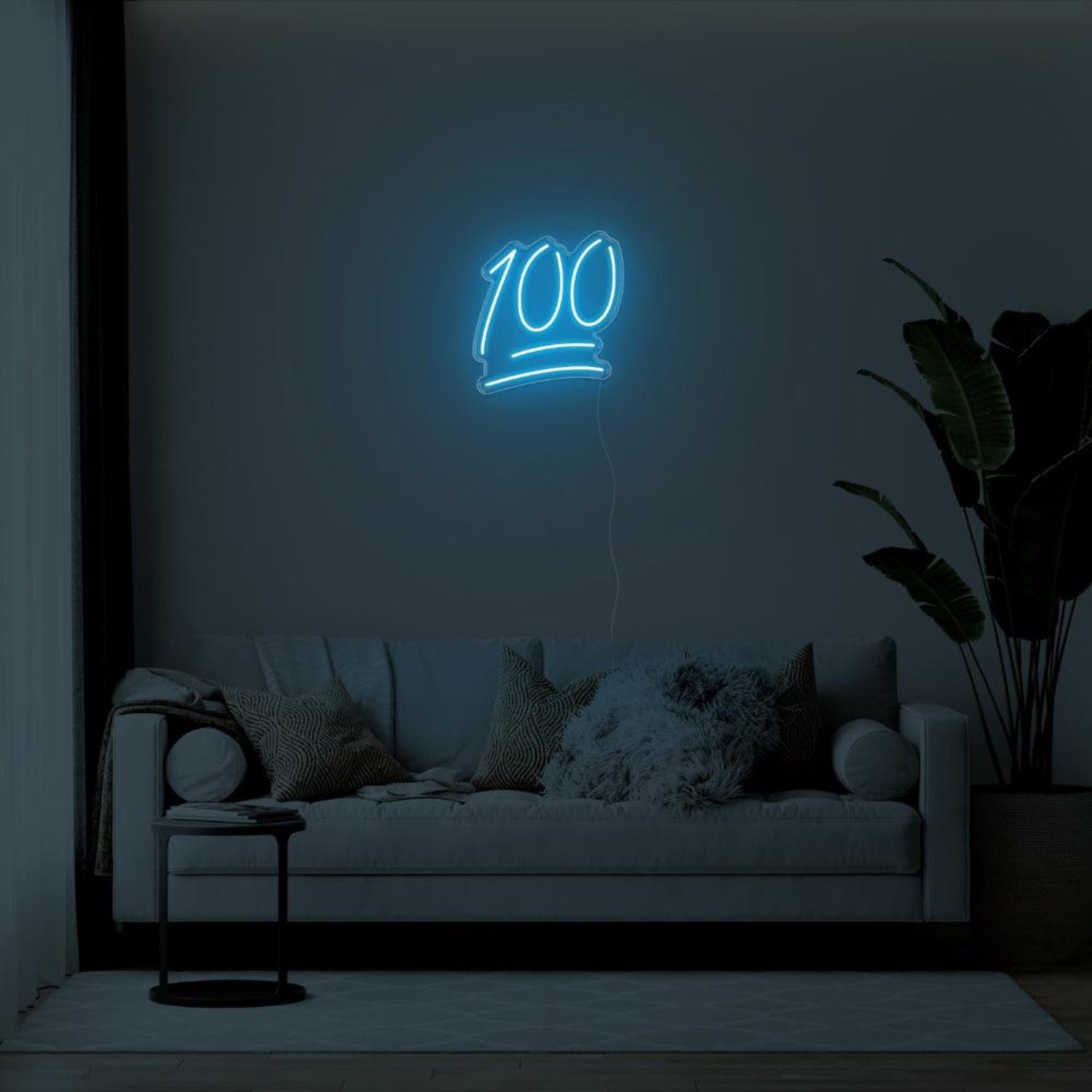 Blue Balloon 100 Led Neon Sign For Home Decor And Anniversary Celebration | Shineneon