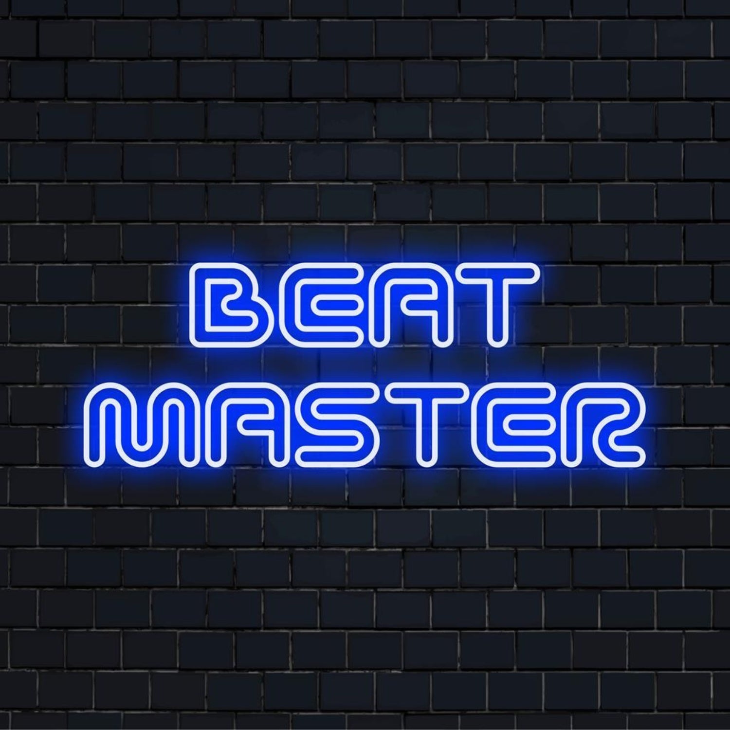 Blue Beat Master Led Neon Sign For Bar Music Studio Decor | Shineneon