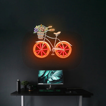 Blue Bicycle Neon Signs Summer Led Neon Signs - Shineneon