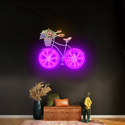 Blue Bicycle Neon Signs Summer Led Neon Signs - Shineneon
