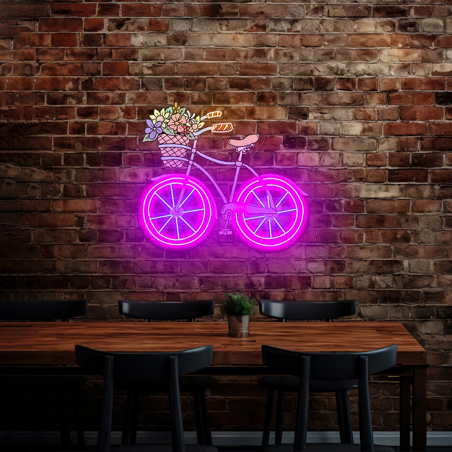 Blue Bicycle Neon Signs Summer led neon signs