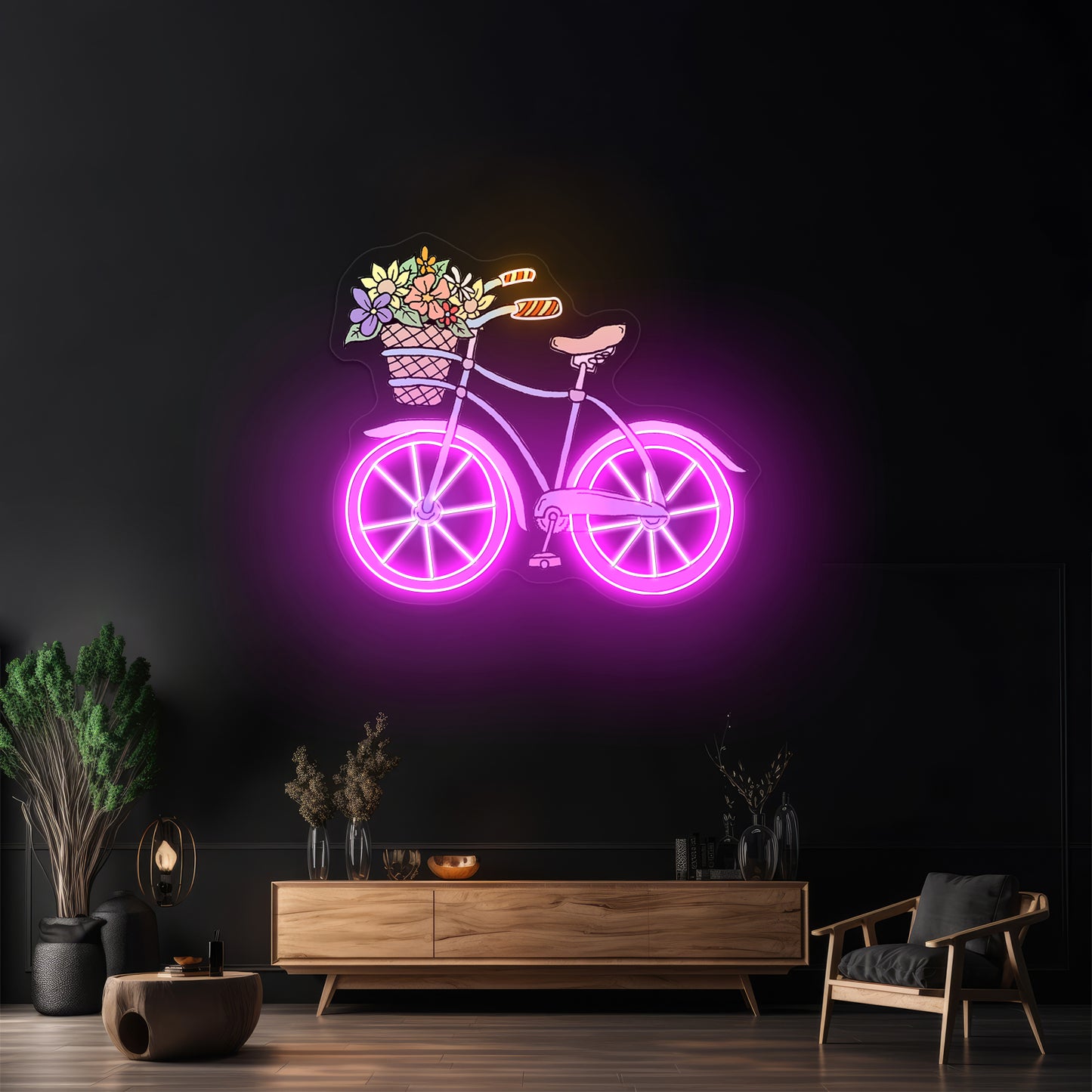 Blue Bicycle Neon Signs Summer led neon signs