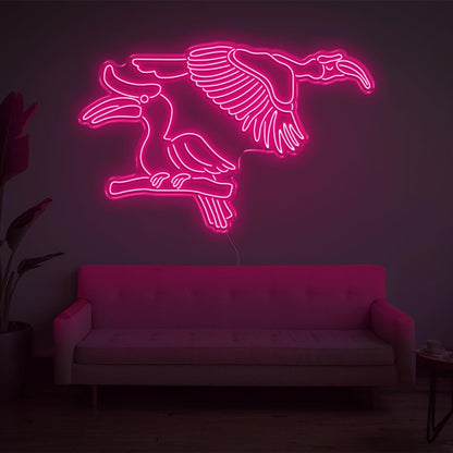Blue Bird Led Neon Sign For Modern Home Wall Decor | Shineneon
