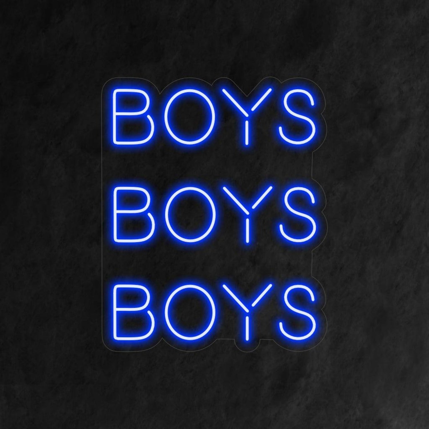 Blue Boys Boys Boys Led Neon Sign For Bar Club Party Decor | Shineneon