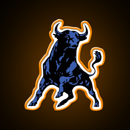 Blue Bull Beer Bar Decor Led Neon Sign Rgb Color - LED neon sign view 6