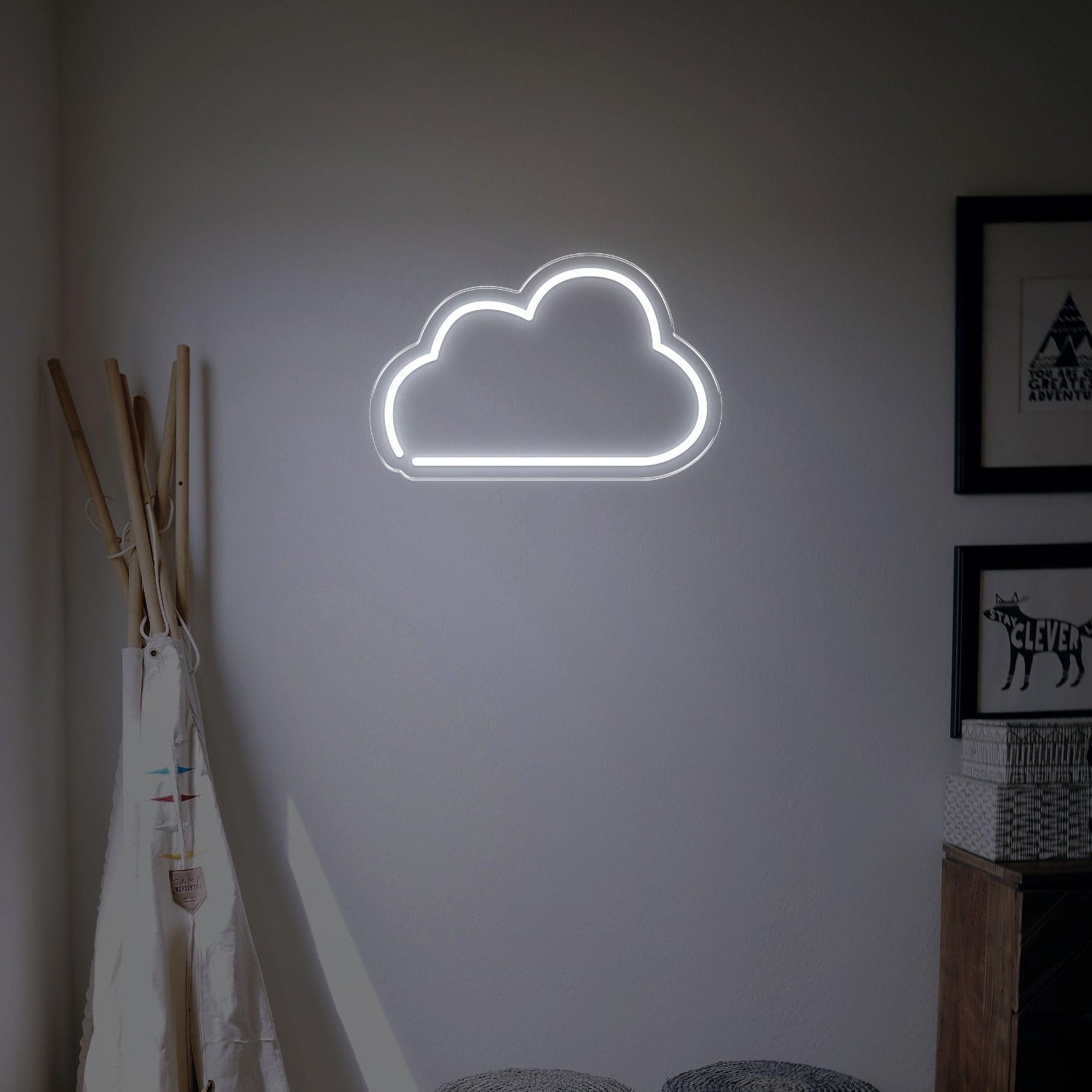 Blue Cloud Led Neon Sign For Home Decor | Shineneon