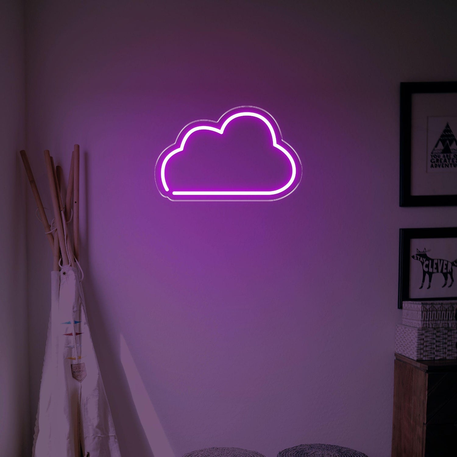 Blue Cloud Led Neon Sign For Home Decor | Shineneon