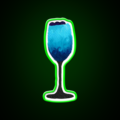 Blue Cocktail Bar Decor Led Neon Sign Rgb Color - LED neon sign view 8