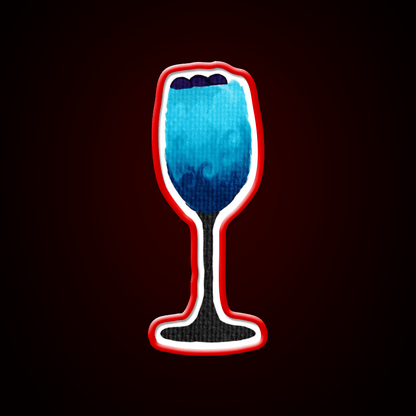 Blue Cocktail Bar Decor Led Neon Sign Rgb Color - Shineneon