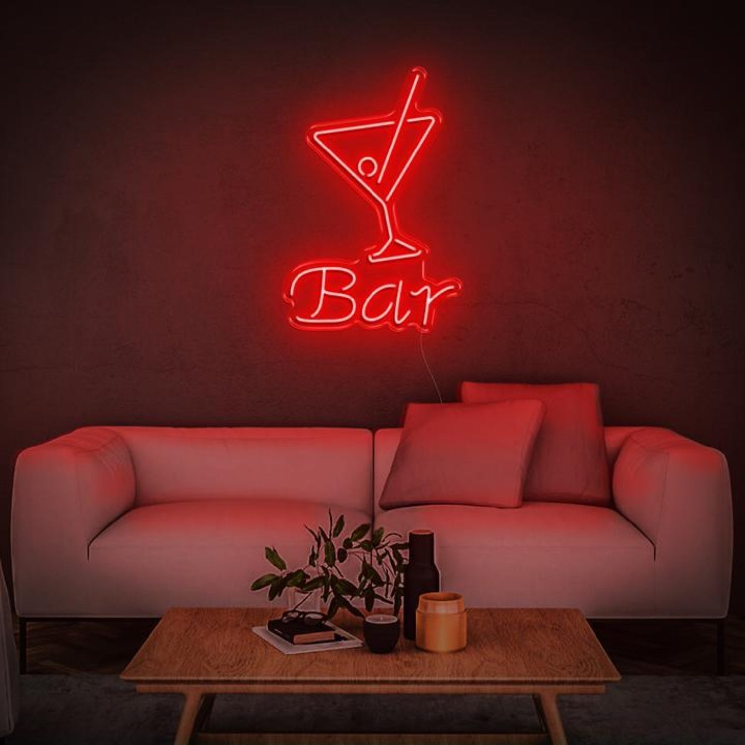 Blue Cocktail Bar Led Neon Sign For Modern Restaurant Decor | Shineneon