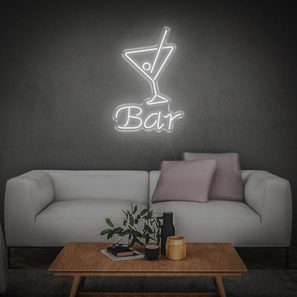 Blue Cocktail Bar Led Neon Sign For Modern Restaurant Decor | Shineneon