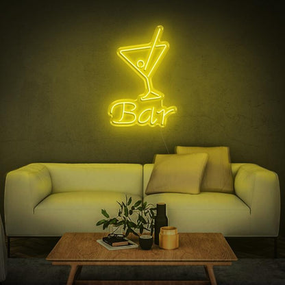 Blue Cocktail Bar Led Neon Sign For Modern Restaurant Decor | Shineneon