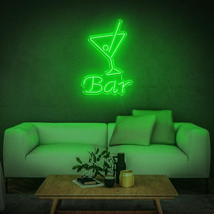 Blue Cocktail Bar Led Neon Sign For Modern Restaurant Decor | Shineneon