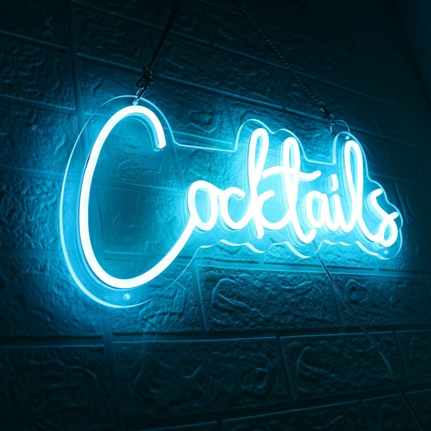 Blue Cocktails Led Neon Sign For Bars And Social Spaces - Shineneon