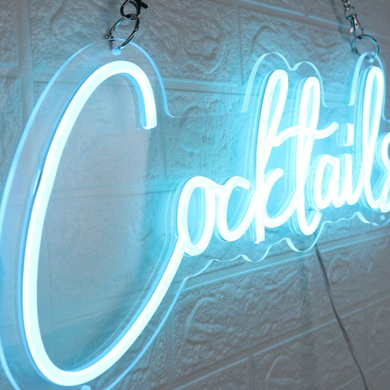 Blue Cocktails Led Neon Sign For Bars And Social Spaces - Shineneon