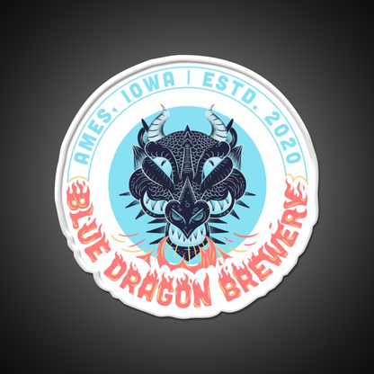 Blue Dragon Brewery Logo Beer Bar Decor Led Neon Sign Rgb Color - LED neon sign view 11