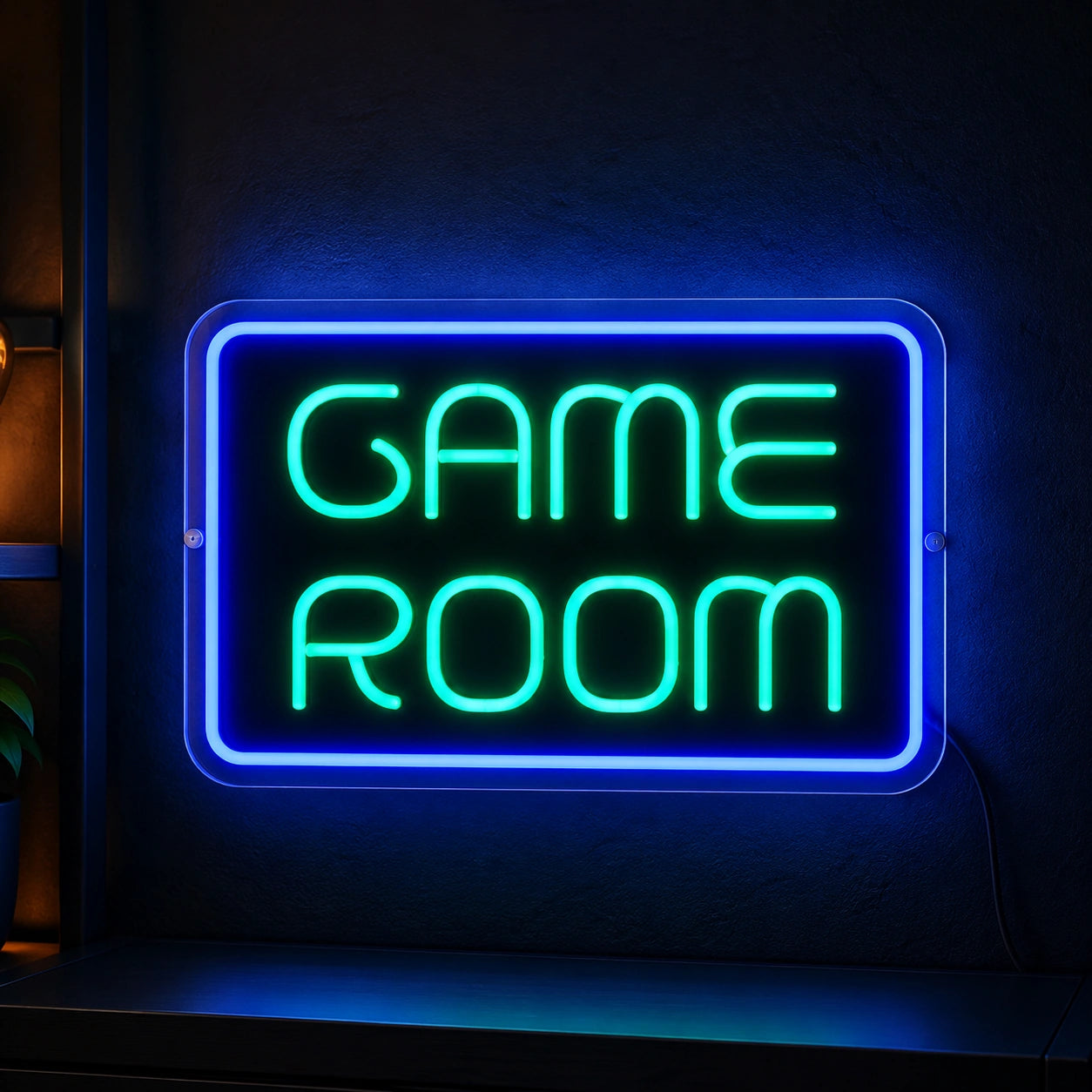 Blue Game Room Panel Neon Sign LED Neon Sign high-converting product image