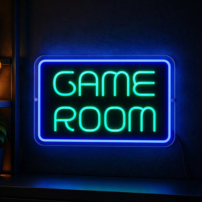 Blue Game Room Panel Neon Sign LED Neon Sign high-converting product image